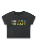 No Time For Hate Crop top