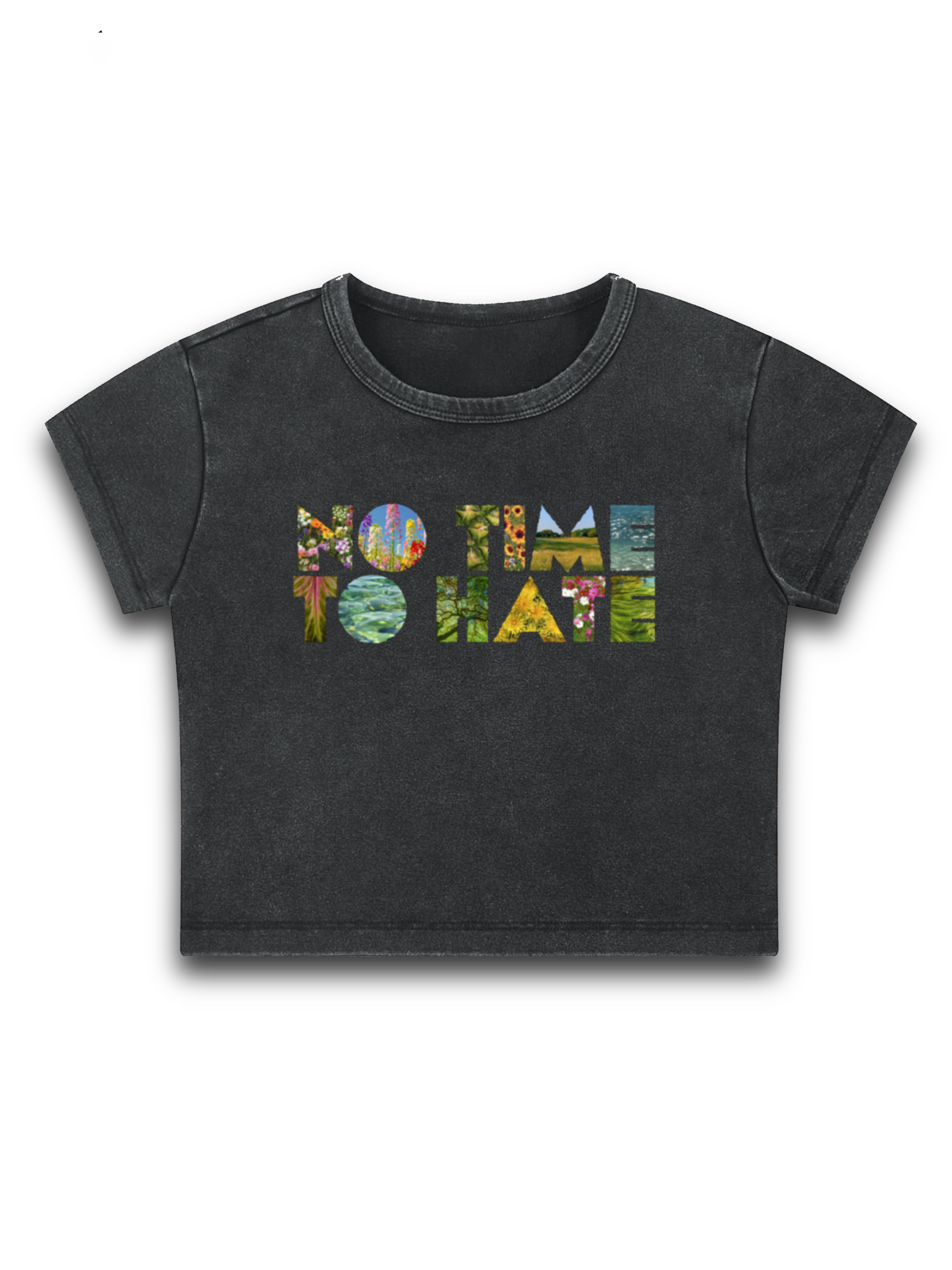 No Time For Hate Crop top