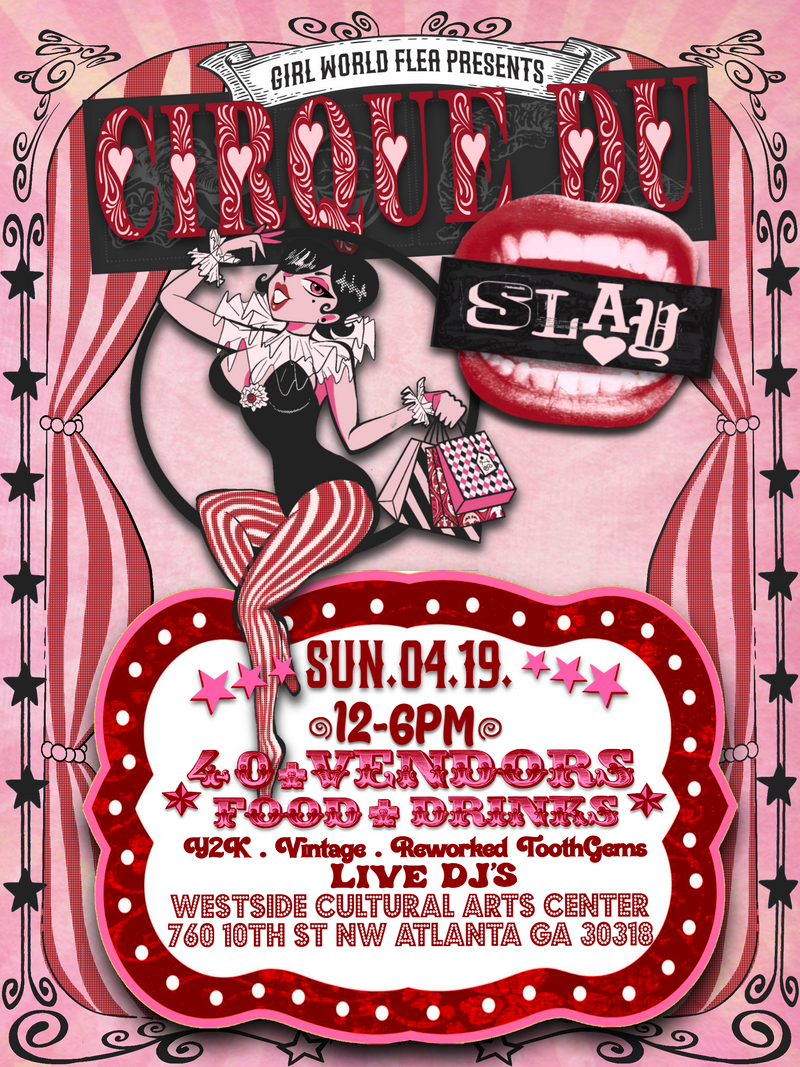 Girl World Flea Poster